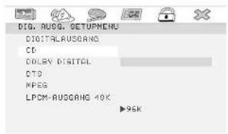 AEG DVD 4522 - Voreinstellungen ändern - 1