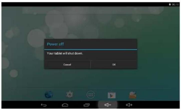 DENVER TAQ-70252 - Ein- oder Ausschalten des Tablet-PCs - 1