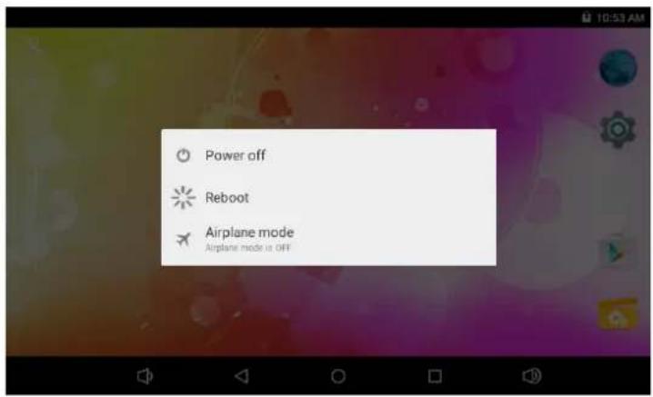DENVER TAQ-10343 - Ein- oder Ausschalten des Tablet-PCs - 1