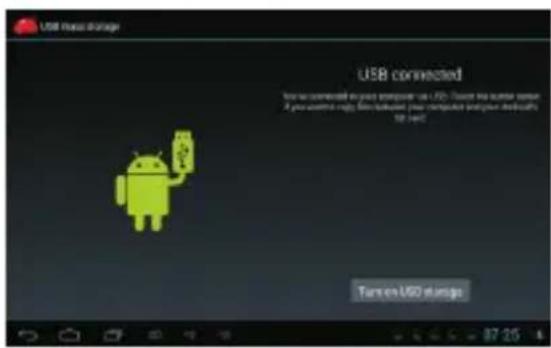 Empire A700D8DC - C) Selecteer USB Connected en daarna Turn on USB storage. - 1
