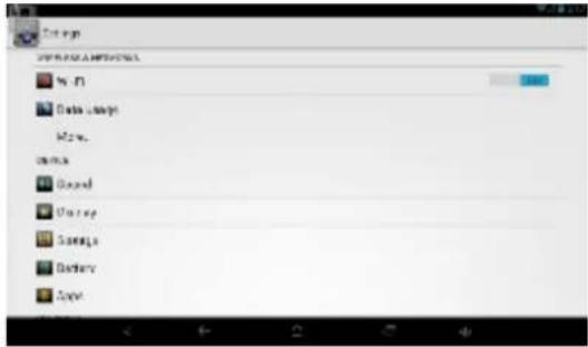 Data USEUM & INFROGENS % - 0% Data Usage More... Storage General Storage Storage Battery Save