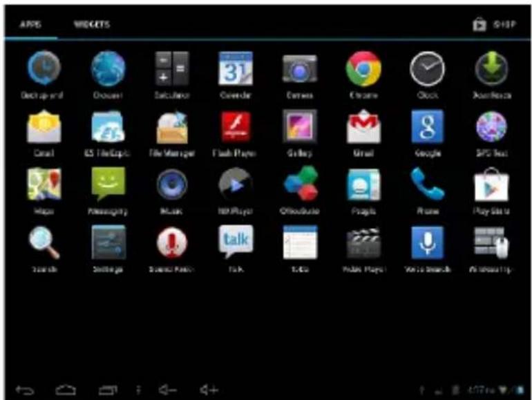 APPS WIGETS SHOP Desktop and Choudan Calculator Calculator Dennis Chrome Clock PowerSuite Email ES TeleScope File Manager Flash Player Gallery Email Google SPG Web Maps Passaging Music IBM Player Offshore Physics Phone Play Suite Search Settings Science Policy Talk Talks Public Play1 Web to search All Options Up