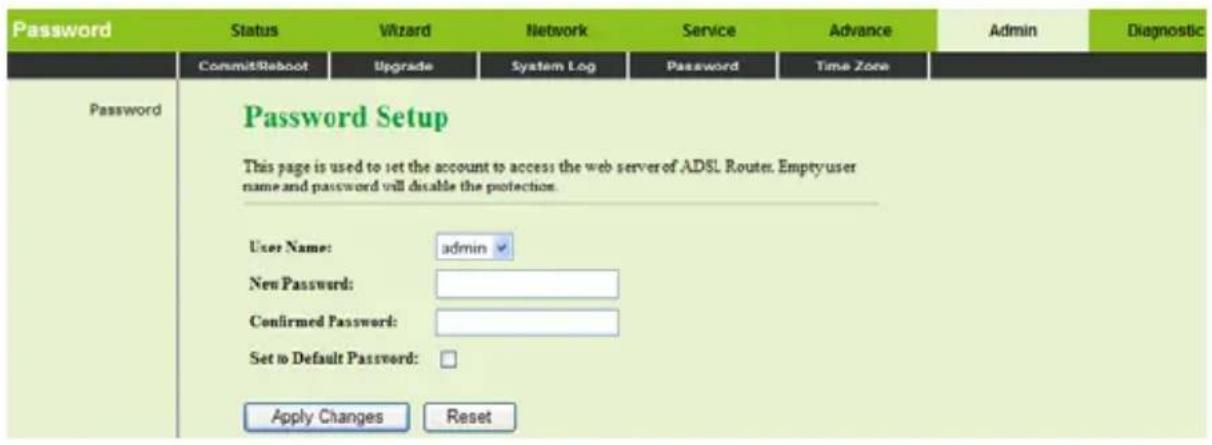 Getnet GA-324WB - Password - 1
