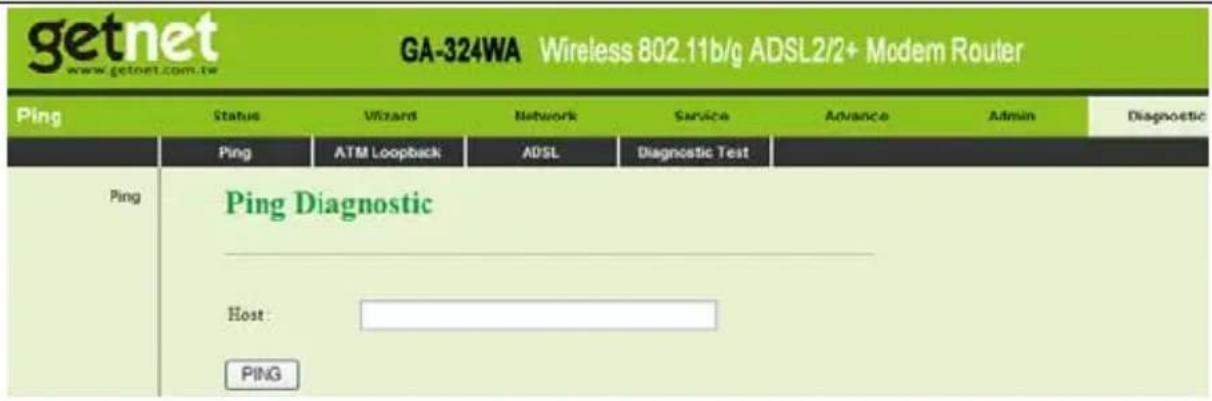 Getnet GA-324WB - Ping - 1