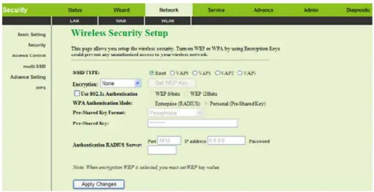 Getnet GA-324WB - Security - 1