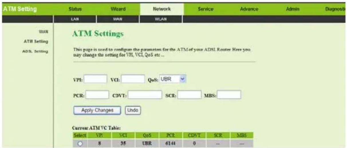 Getnet GA-324WB - ATM Setting - 1