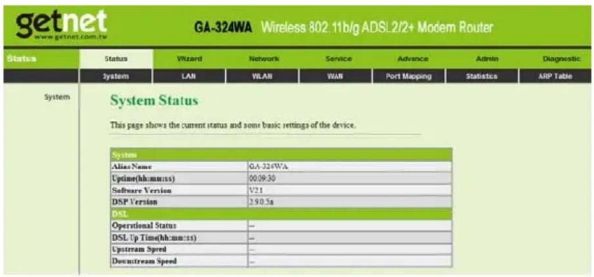 Getnet GA-324WB - How to Access the Router - 2