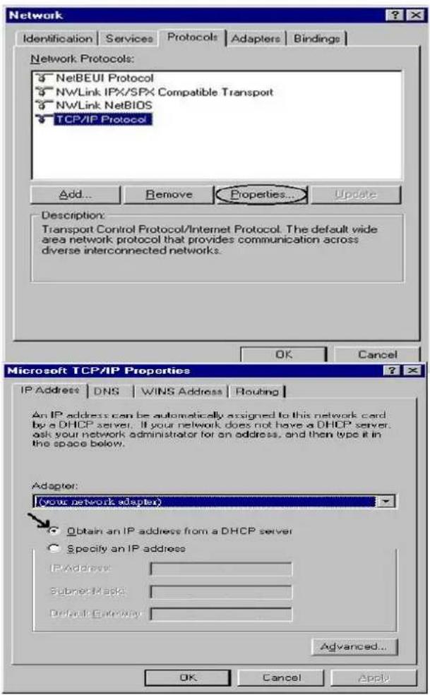 Billion BiPAC 7700N - Configuring PC in Windows NT4.0 - 1