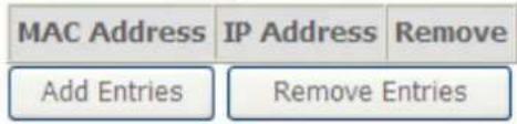 Billion BiPAC 7700N - Static IP List: - 1