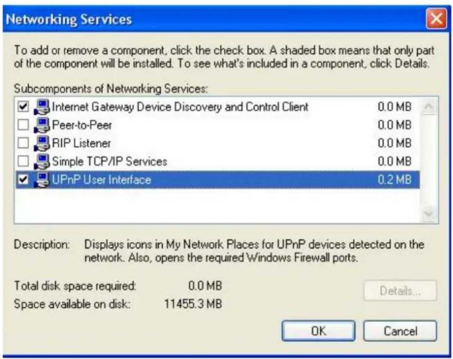 Billion BiPAC 7700N - Follow the steps below to install the UPnP in Windows XP. - 3