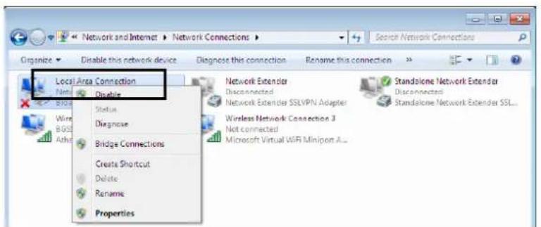 Billion BiPAC 7700N - Network Configuration Configuring PC in windows 7 - 3
