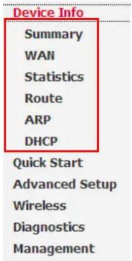 Billion BiPAC 7700N - Device Info - 1