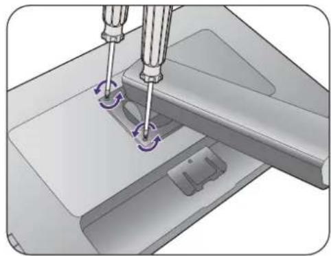 BENQ GW2260M - Remove the monitor stand. - 1