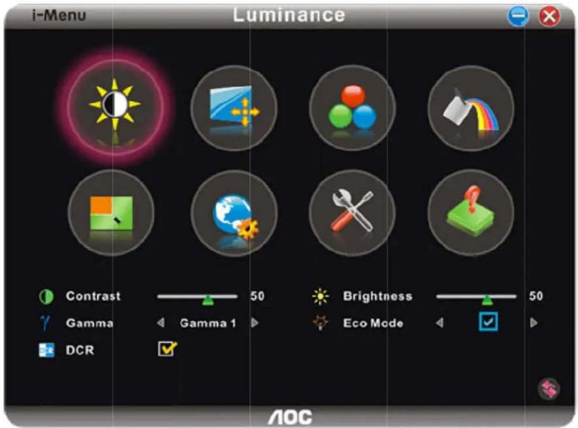 AOC I2473PWM - i-Menu - 2