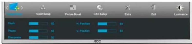 AOC I2473PWM - Image Setup - 1