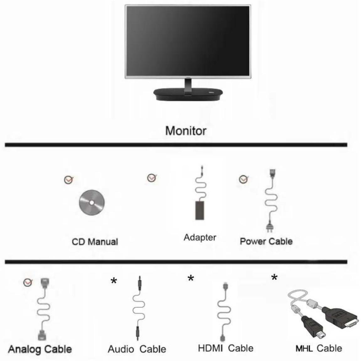 AOC I2473PWM - Setup - 1