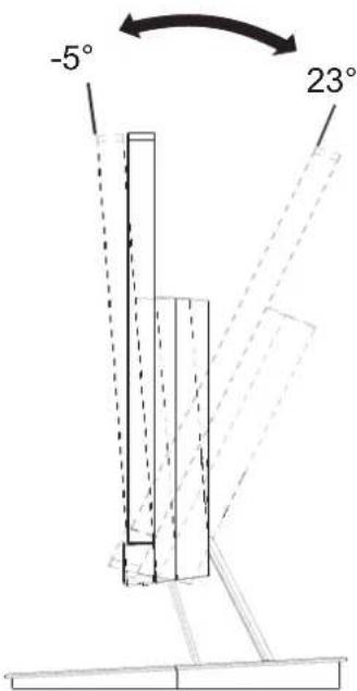 AOC I2269VW - Adjusting Viewing Angle - 1