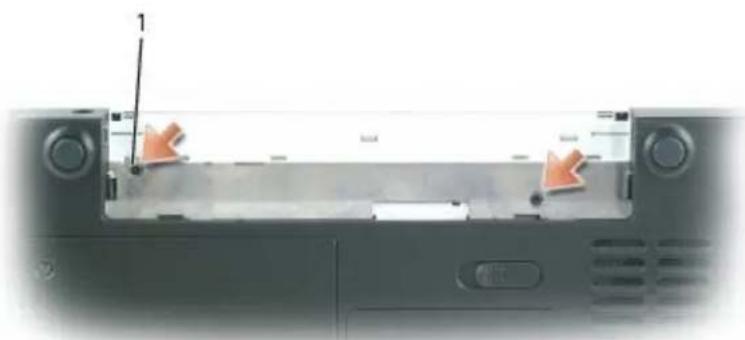 DELL XPS M140 - Removing the Hinge Cover - 1