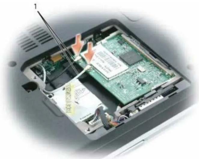 DELL XPS M140 - Replacing the Mini PCI Card - 2