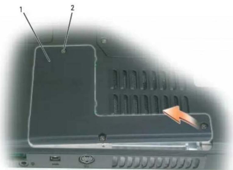 DELL XPS M140 - Removing the Microprocessor Thermal-Cooling Assembly - 3