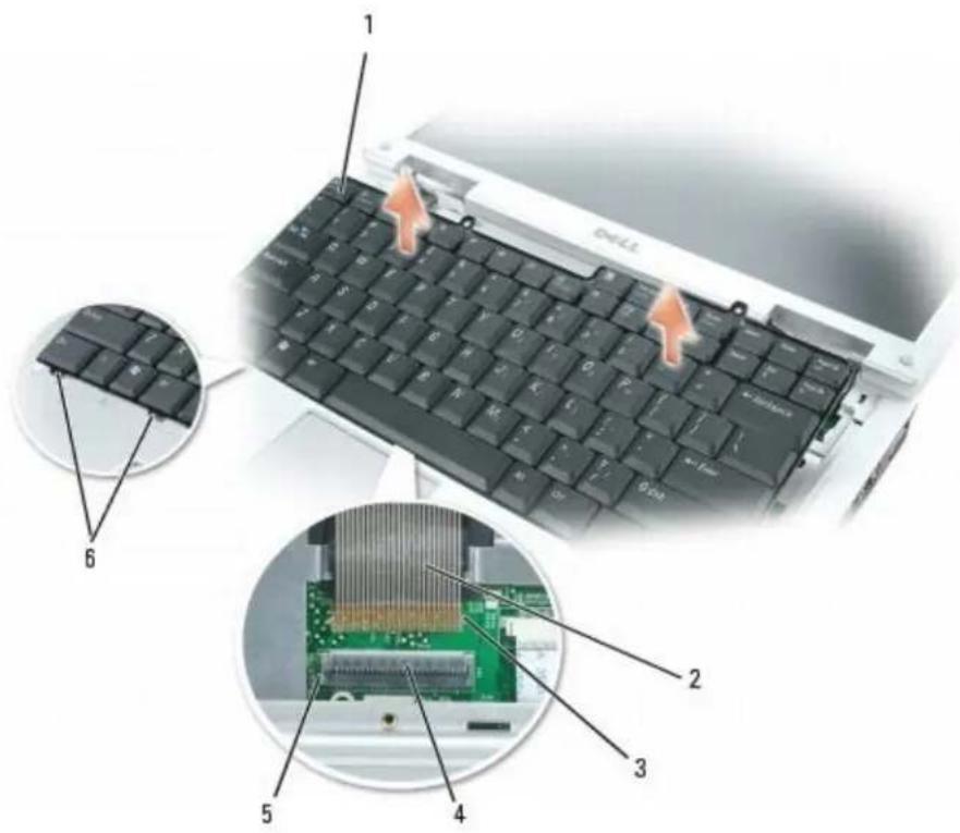 DELL XPS M140 - Removing the Keyboard - 2