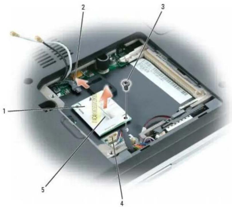 DELL XPS M140 - Removing the Modem - 5