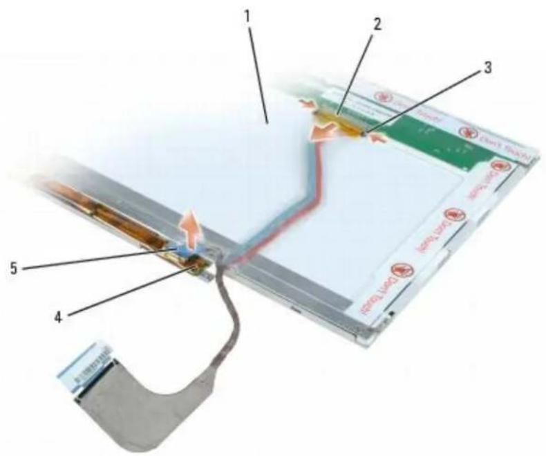 DELL XPS M140 - Removing the Display Panel - 2
