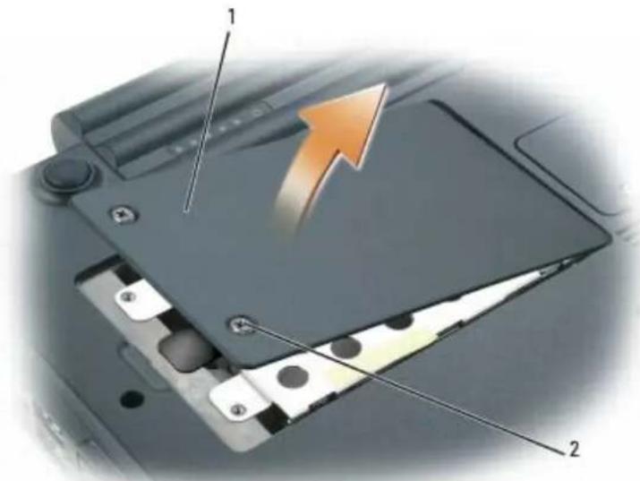 DELL XPS M140 - Removing the Hard Drive - 1