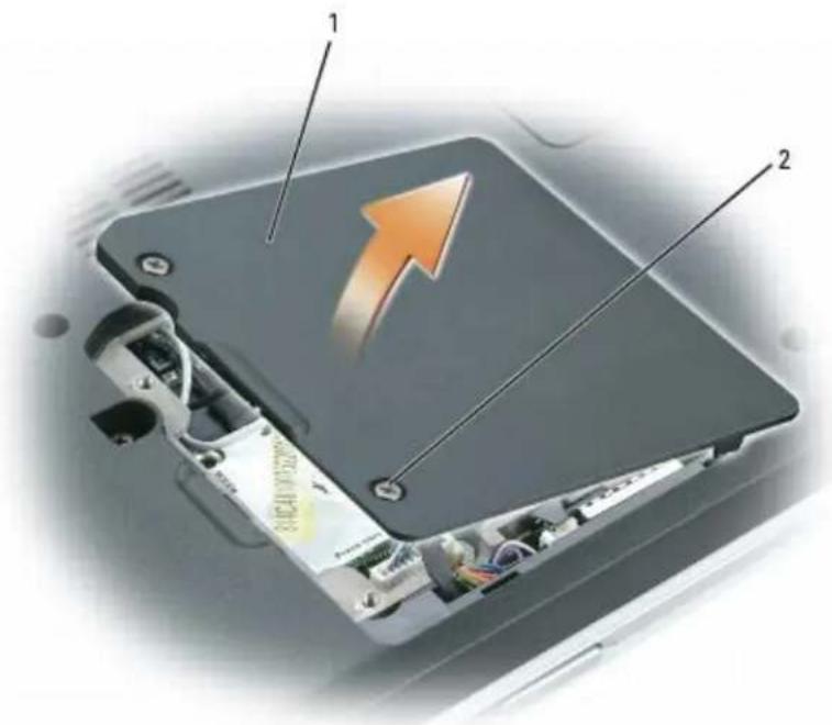 DELL XPS M140 - Removing the Modem - 3