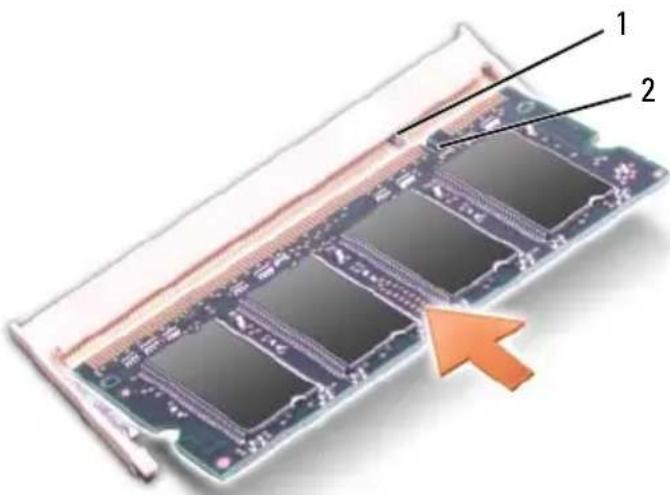 DELL Vostro 1500 PP22L - Replacing the DIMM B Memory Module - 3