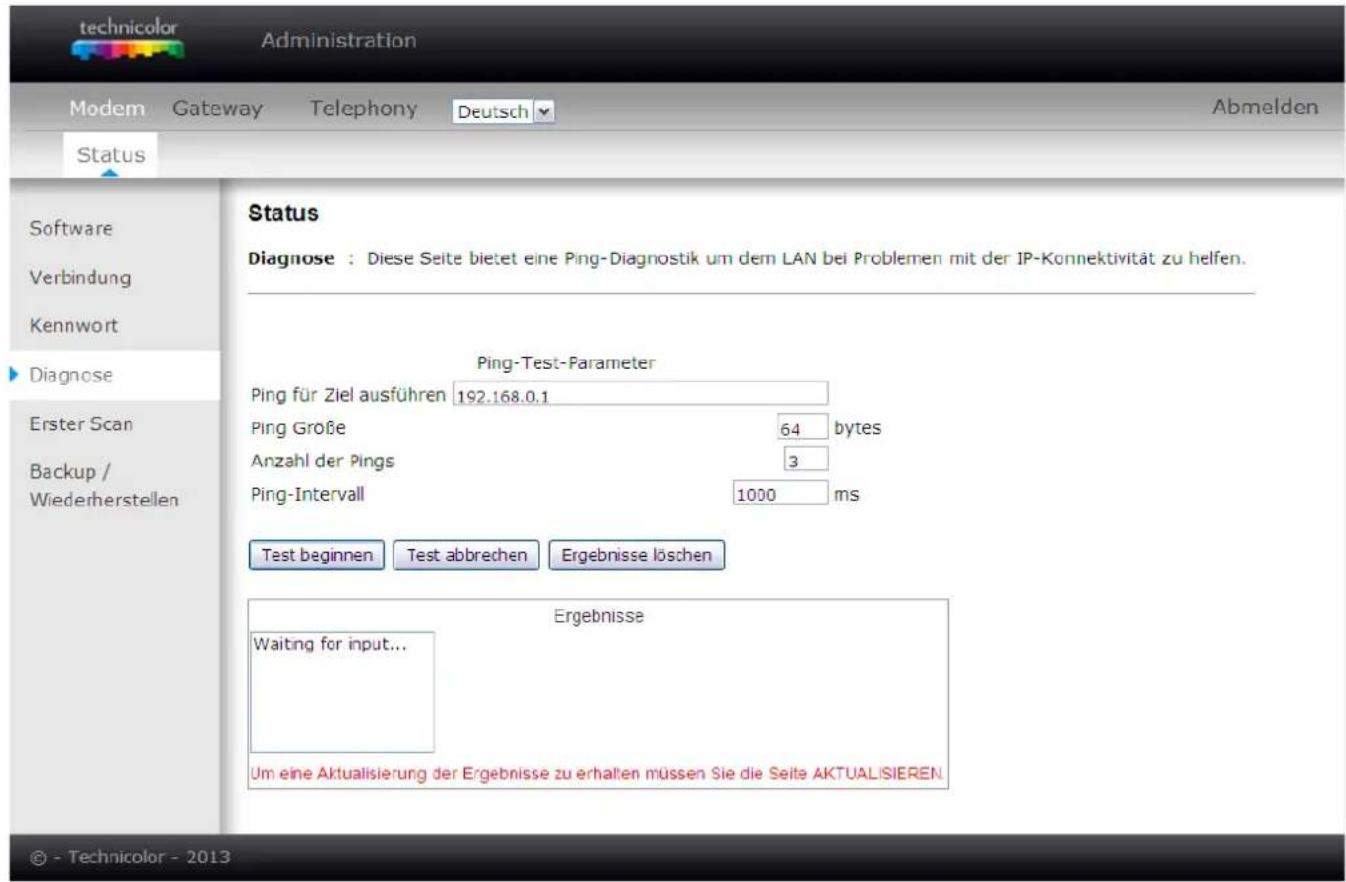 Technicolor TC7200K - Diagnose - 1