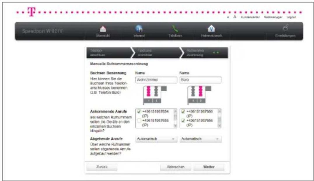 T-Mobile Speedport W 921V - Klicken Sie auf die Schaltfläche - 2
