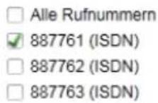 T-Mobile Speedport W 921V - Einstellungen für angemeldete Schnurlostelefone. - 2