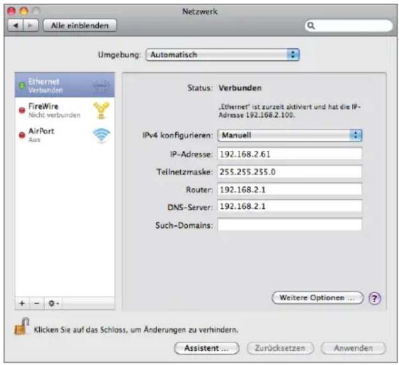 T-Mobile Speedport W 921V - Unter Mac OS X Leopard / Snow Leopard (10.5 / 10.6). - 1
