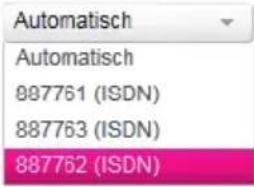T-Mobile Speedport W 921V - Manuelle Rufnummernzuordnung bei Festnetz-Anschluss (Universal). - 5