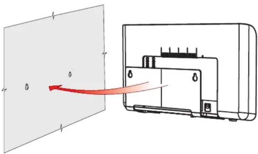 T-Mobile Speedport W 921V - Wandmontage des Speedport W 921V. - 3