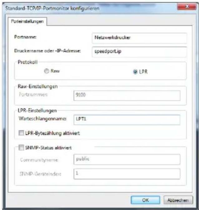 T-Mobile Speedport W 921V - Druckertreiber installieren in Windows® Vista. - 6