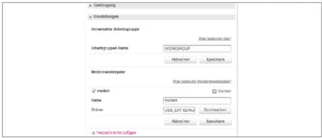 T-Mobile Speedport W 921V - Medienwiedergabe. - 1