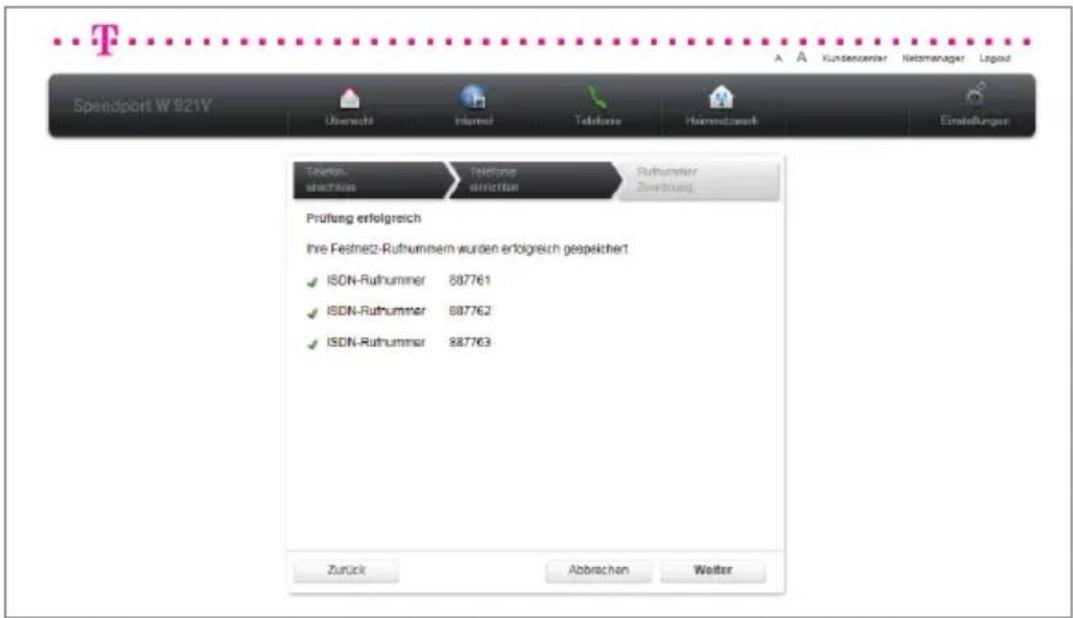 T-Mobile Speedport W 921V - Tragen Sie Ihre Ortsvorwahl in das Eingabefeld - 2