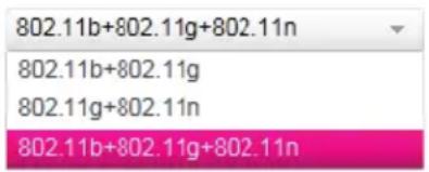T-Mobile Speedport W 921V - Hinweis: Sie können für beide Frequenzbänder die Einstellungen separat anpassen. - 1