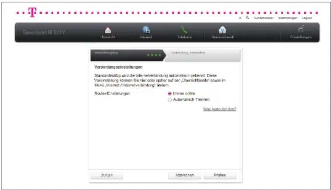 T-Mobile Speedport W 921V - Feste IP-Adresse. - 1