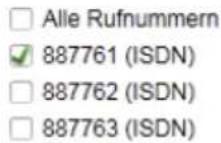 T-Mobile Speedport W 921V - Rufnummernzuordnung. - 1