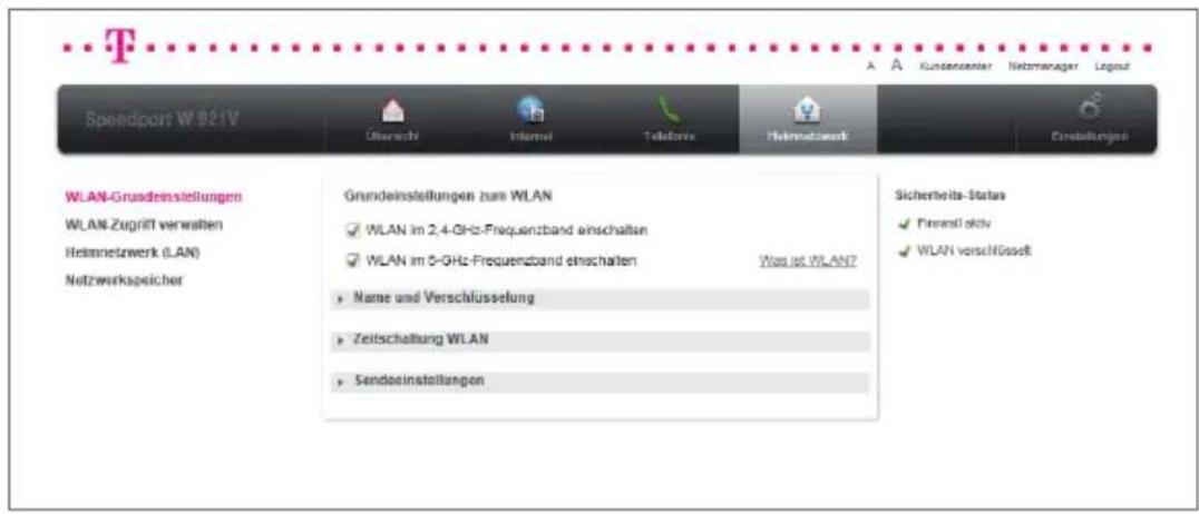 T-Mobile Speedport W 921V - Kabelgebundenes lokales Netzwerk (LAN). - 3