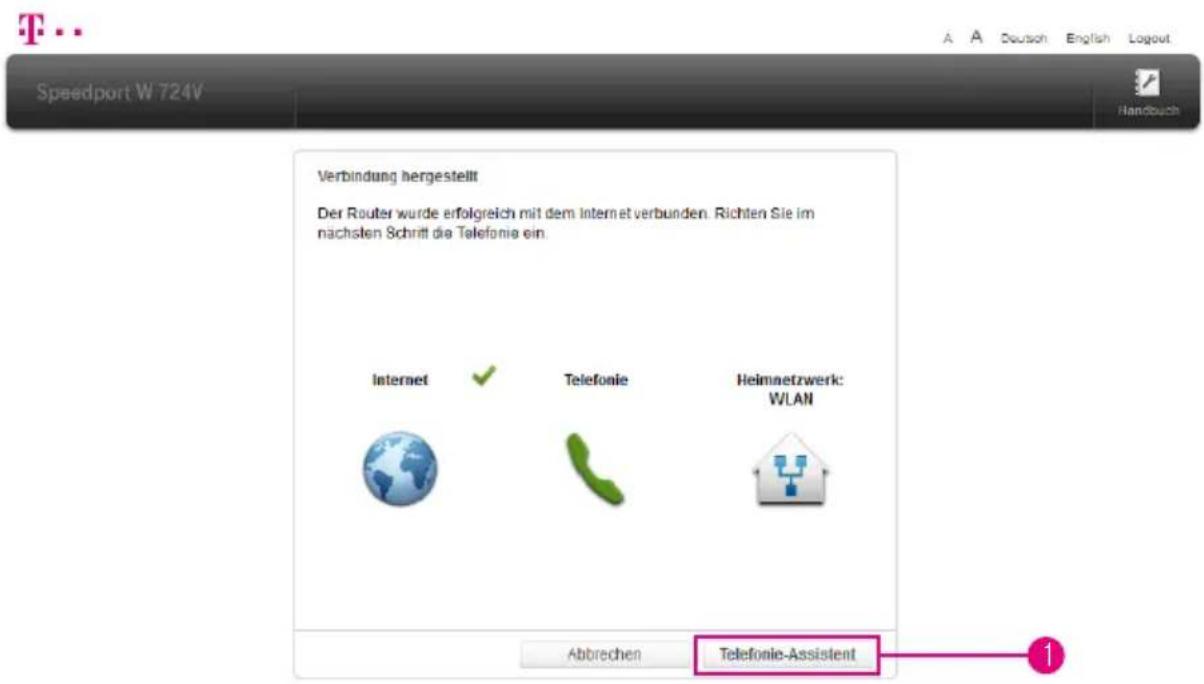 T-Mobile Speedport W 724V - Telefonie bei der Telekom einrichten - 1
