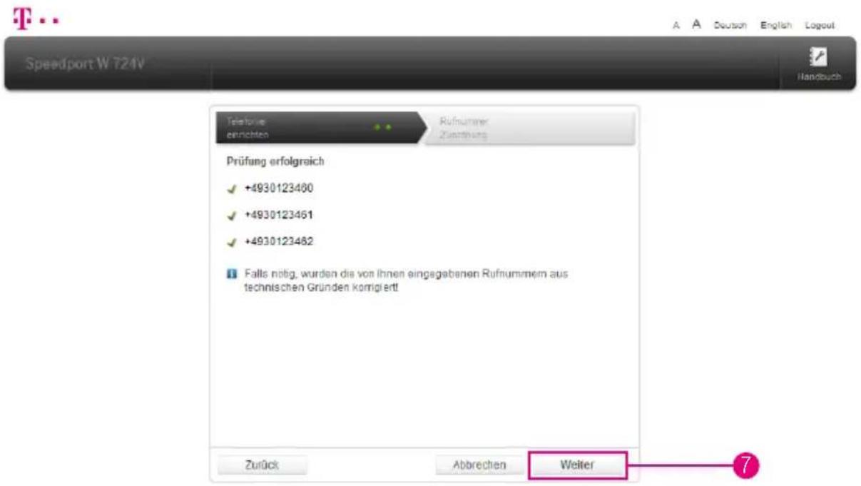 T-Mobile Speedport W 724V - Telefonie bei der Telekom einrichten (Fortsetzung) - 1