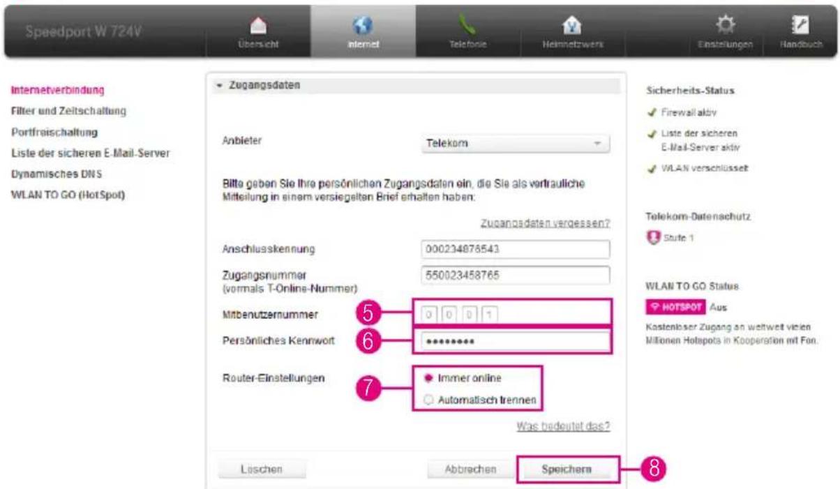 T-Mobile Speedport W 724V - (Fortsetzung) - 1