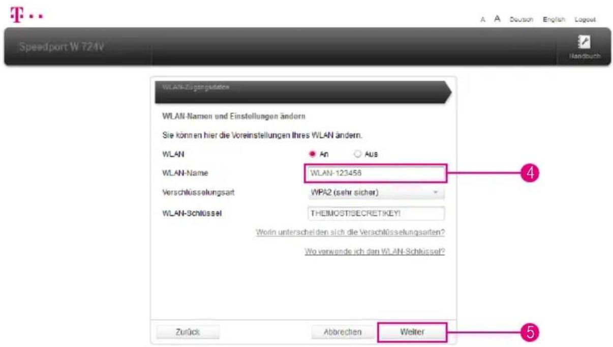 T-Mobile Speedport W 724V - Kabelloses Heimnetzwerk (WLAN) einrichten (Fortsetzung) - 1