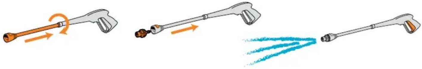 VAX PowerWash VPW1 - Using your accessories - 1