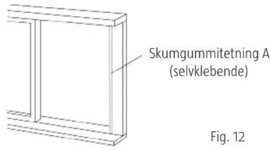 Anslut 417-060 - MONTERING I SKYVEVINDU SOM ÅpNES HORIZONTALT (TILLEGGSUTSTYR) - 1