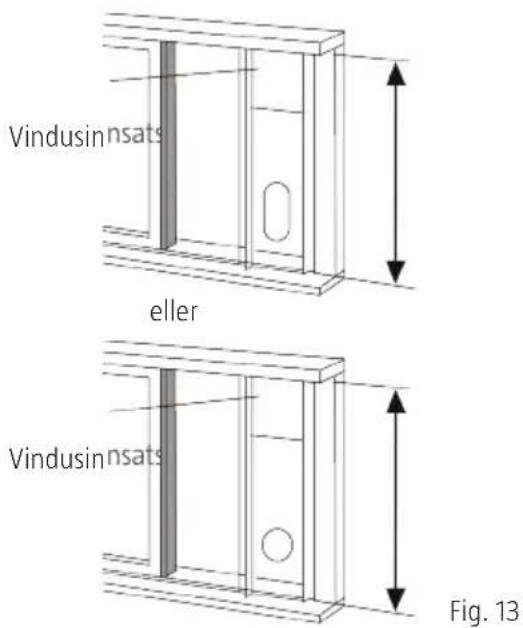 Anslut 417-060 - MONTERING I SKYVEVINDU SOM ÅpNES HORIZONTALT (TILLEGGSUTSTYR) - 2